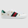 Replica Gucci Men’s Ace Sneaker with Gucci Blade-Green 10