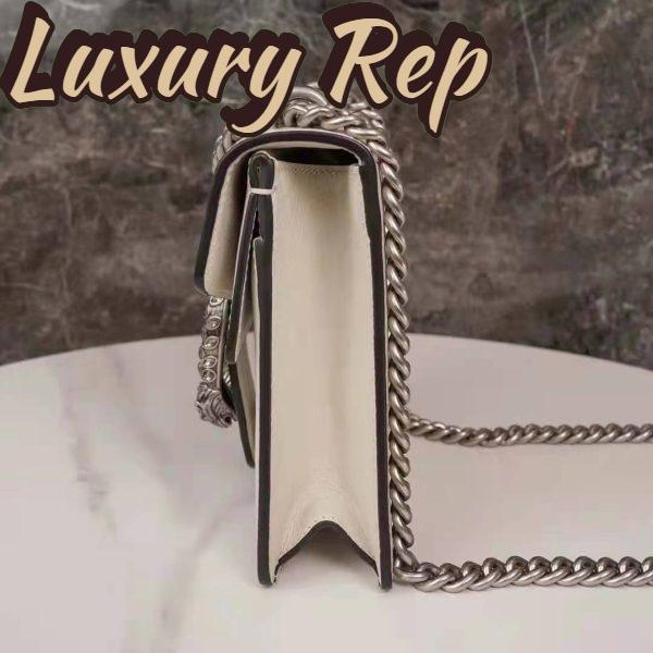 Replica Gucci GG Women Dionysus Leather Mini Bag Beige Metal-Free Tanned Leather 7