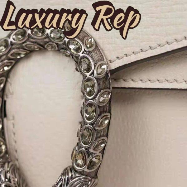 Replica Gucci GG Women Dionysus Leather Mini Bag Beige Metal-Free Tanned Leather 16