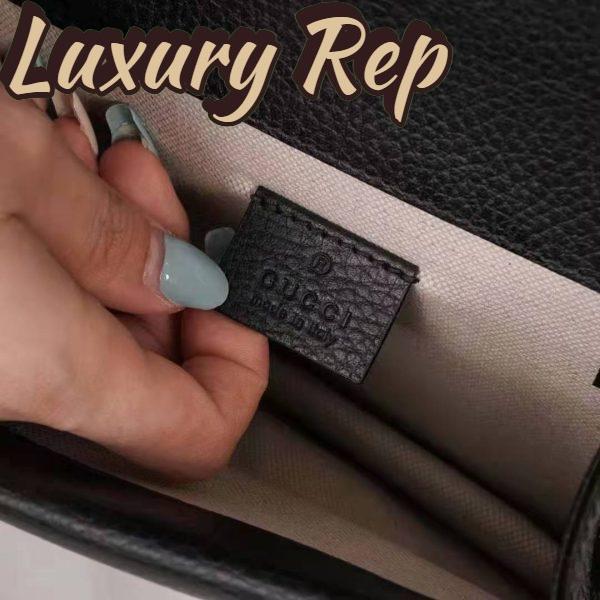 Replica Gucci GG Women Dionysus Leather Mini Bag Black Metal-Free Tanned Leather 11