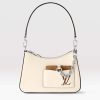 Replica Louis Vuitton Women LV Marellini Handbag Quartz White Epi Grained Cowhide Leather