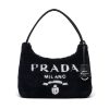 Replica Prada Women Re-Edition 2000 Terry Mini-Bag-Black