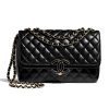 Replica Chanel Women Flap Bag in Smooth Calfskin Leather-Black 13