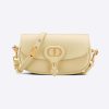 Replica Dior Women Bobby East-West Bag Pale Yellow Box Calfskin