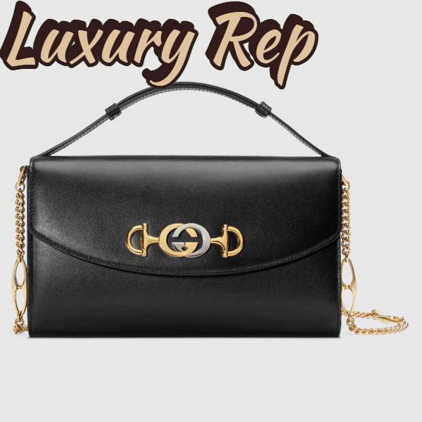 Replica Gucci GG Women Gucci Zumi Smooth Leather Small Shoulder Bag 3