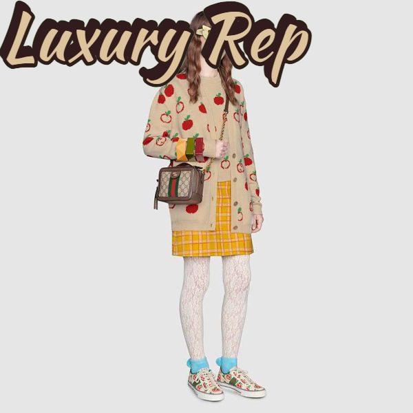 Replica Gucci GG Women Ophidia GG Mini Shoulder Bag Beige/Ebony Supreme 6