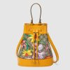 Replica Gucci GG Women Ophidia GG Flora Small Shoulder Bag in Beige/Ebony GG Supreme Canvas 13