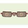 Replica Gucci Unisex Blondie Mini Belt Bag Beige Ebony GG Supreme Canvas
