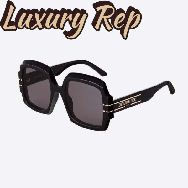 Replica Dior Women DiorSignature S1U Black Square Sunglasses 3