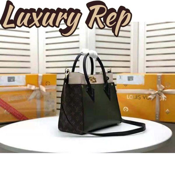 Replica Louis Vuitton LV Women On My Side Tote Bag Small-Grained Calfskin Monogram Canvas 5