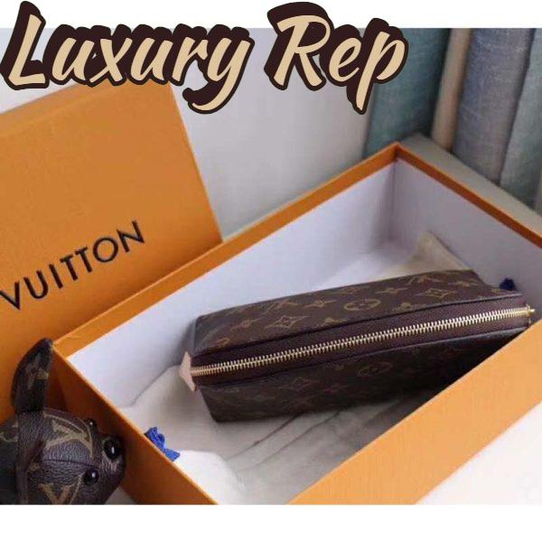 Replica Louis Vuitton LV Women Cosmetic Pouch in Monogram Canvas-Brown 7