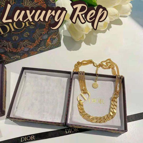 Replica Dior Women 30 Montaigne Necklace Gold-Finish Metal 3