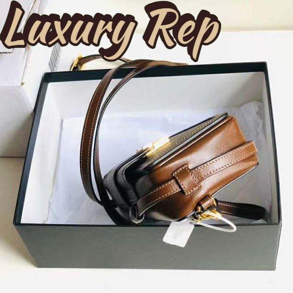 Replica Gucci Unisex GG Mini Bag with Clasp Closure GG Supreme Canvas 7