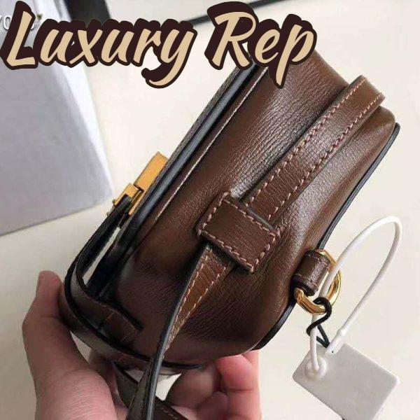 Replica Gucci Unisex GG Mini Bag with Clasp Closure GG Supreme Canvas 9