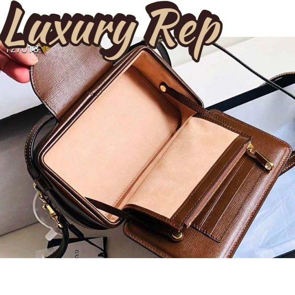 Replica Gucci Unisex GG Mini Bag with Clasp Closure GG Supreme Canvas 10