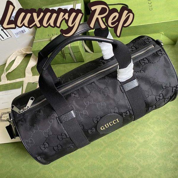 Replica Gucci Unisex GG Off The Grid Duffle Bag Black GG Nylon 5