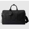 Replica Gucci Unisex GG Small Tote Bag Beige Ebony GG Supreme Canvas 15