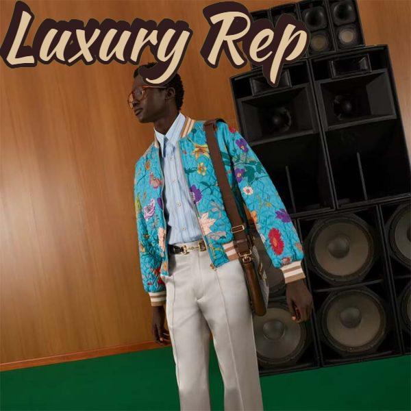 Replica Gucci Unisex GG Supreme Messenger Bag Beige Ebony GG Supreme Canvas 13
