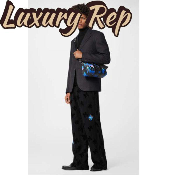 Replica Louis Vuitton LV Unisex Keepall 25 Sunrise Monogram Eclipse Coated Canvas Cowhide Leather 13