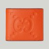 Replica Gucci Unisex Jumbo GG Wallet Black Leather Moiré Lining 12