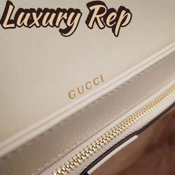 Replica Gucci Unisex Gucci Horsebit 1955 Small Shoulder Bag Beige Ebony GG Supreme Canvas 11