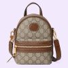 Replica Gucci Unisex Neo Vintage GG Supreme Messenger Bag Beige/Ebony Canvas 13