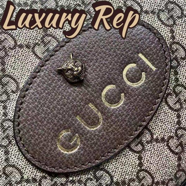 Replica Gucci Unisex Neo Vintage GG Supreme Messenger Bag Beige/Ebony Canvas 9