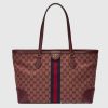 Replica Gucci Unisex Ophidia Mini Bag Beige Ebony GG Supreme Canvas Double G 14