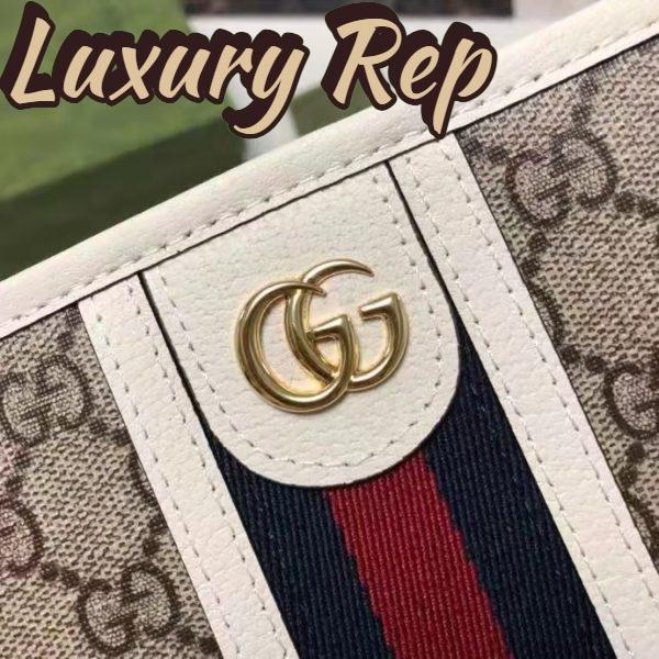Replica Gucci Unisex Ophidia Toiletry Case Beige Ebony GG Supreme Canvas Double G 11