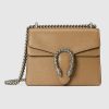 Replica Gucci Women Dionysus Leather Clutch Metal-Free Tanned Leather 4