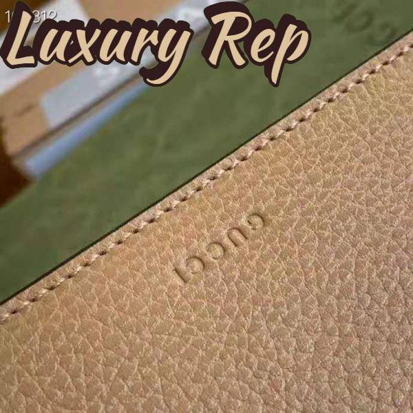 Replica Gucci Women Dionysus Mini Bag Brown Leather Tiger Head Closure 9