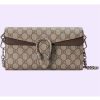 Replica Gucci Women Dionysus Small GG Shoulder Bag Black Ivory GG Denim Jacquard 14