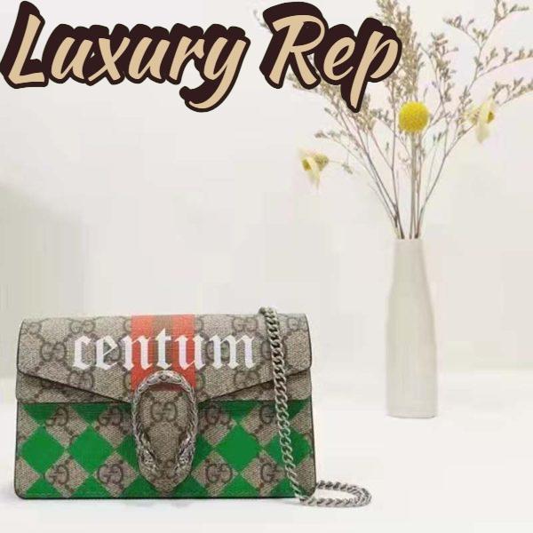 Replica Gucci Women Dionysus Super Mini Bag Beige GG Supreme Canvas Centum Print 3