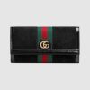 Replica Gucci Women GG Adidas x Gucci Wallet Chain Red Off-White Leather Interlocking G 15