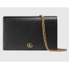 Replica Gucci Women GG Marmont Leather Continental Wallet Beige Ebony GG Supreme Canvas 13