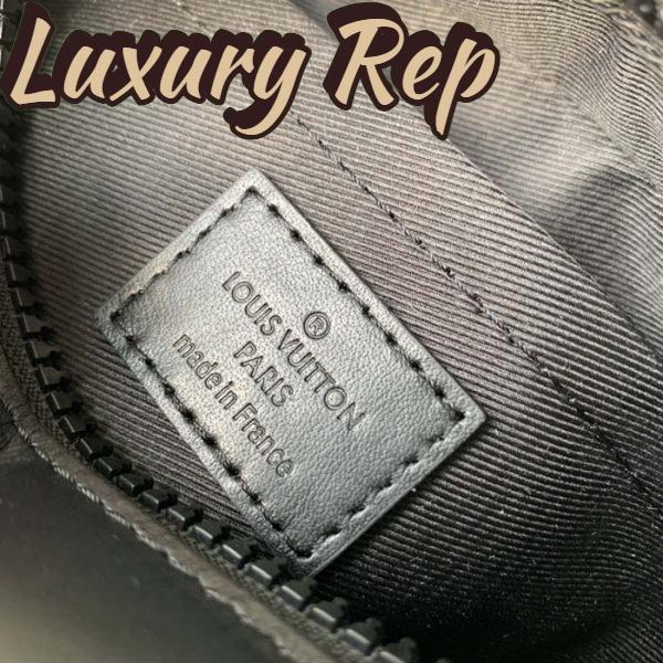 Replica Louis Vuitton LV Unisex Mini Soft Trunk Bag Black Puffy Damier Soft Calf 11