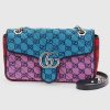 Replica Gucci Women GG Marmont Multicolor Small Shoulder Bag Double G 6