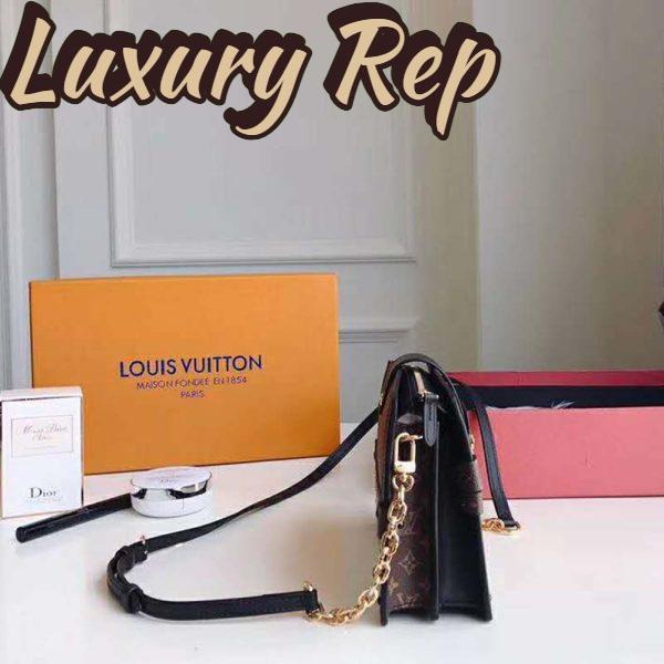 Replica Louis Vuitton LV Women Trunk Clutch Handbag in Monogram and Monogram Reverse Canvas 9