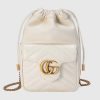 Replica Gucci Women GG Marmont Mini Shoulder Bag Beige Double G Matelassé 19