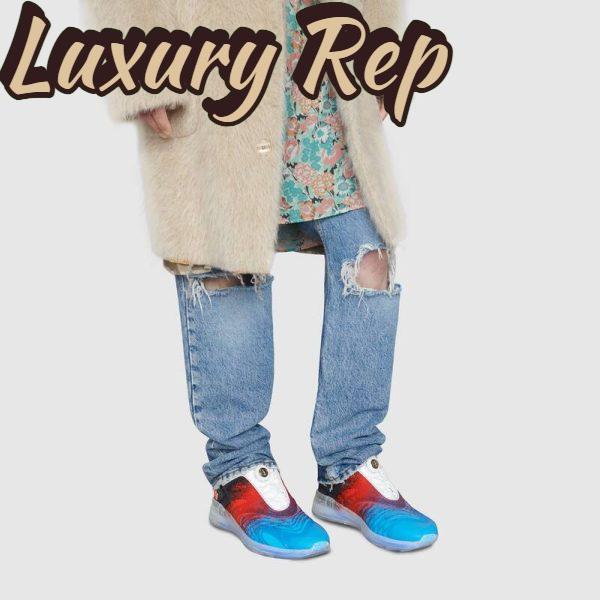 Replica Gucci GG Unisex Ultrapace R sneaker Interlocking G Rubber Double G 3 cm Heel 12