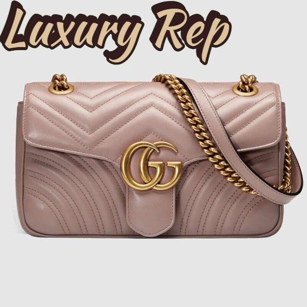Replica Gucci Women GG Marmont Small Matelassé Shoulder Bag