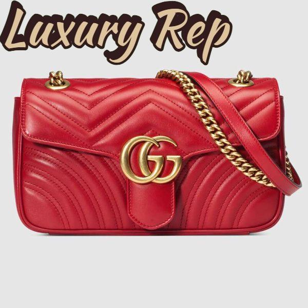 Replica Gucci Women GG Marmont Small Matelassé Shoulder Bag 4