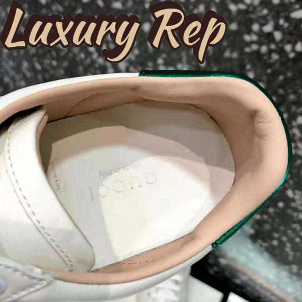 Replica Gucci Women’s Ace Sneaker with Mystic Cat Crafted in White Leather 11