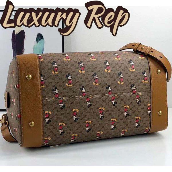 Replica Gucci GG Unisex Disney x Gucci Medium Carry-On Duffle-Brown 7