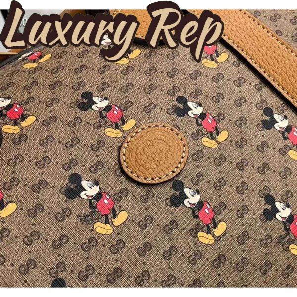 Replica Gucci GG Unisex Disney x Gucci Medium Carry-On Duffle-Brown 8