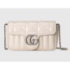 Replica Gucci Women GG Marmont Top Handle Mini Bag Black Matelassé Chevron Leather 14