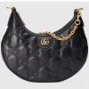 Replica Gucci Women GG Matelassé Small Bag Black Double G 14