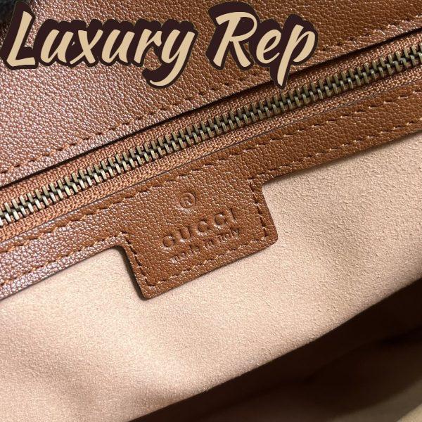 Replica Gucci Women Gucci Diana Medium Tote Bag Double G Cuir Leather Bamboo Handles 11