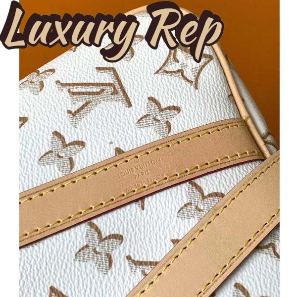 Replica Louis Vuitton LV Women Speedy Bandoulière 25 Handbag Beige Monogram Coated Canvas 12