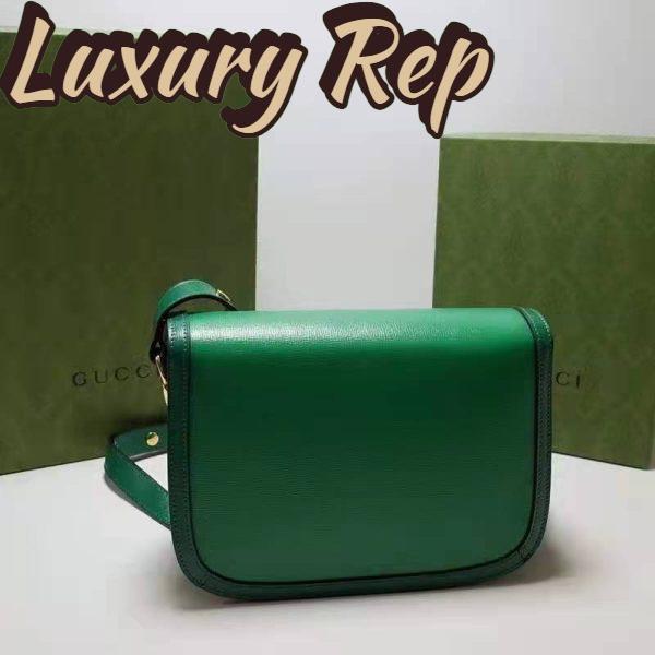 Replica Gucci Women Gucci Horsebit 1955 Small Shoulder Bag Bright Green Leather 7